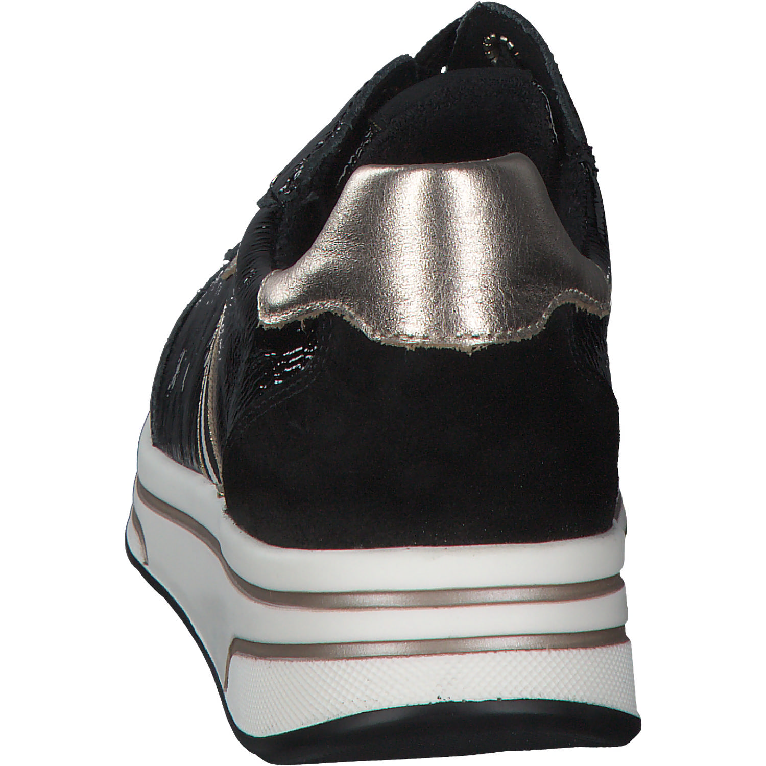 Ara Sapporo 2.0 32442, Sneakers Low, Damen, SCHWARZ PLATIN