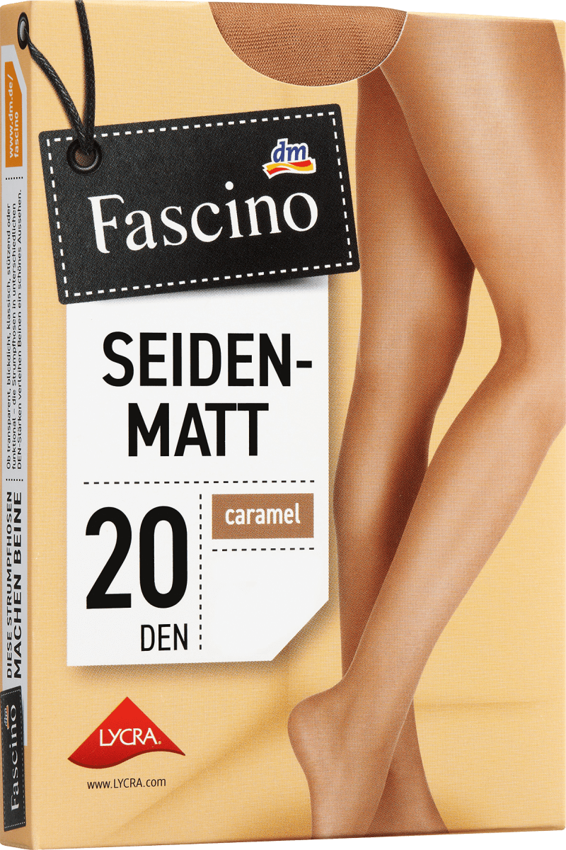 Strumpfhose seidenmatt caramel Gr. 38/40, 20 DEN, 1 St