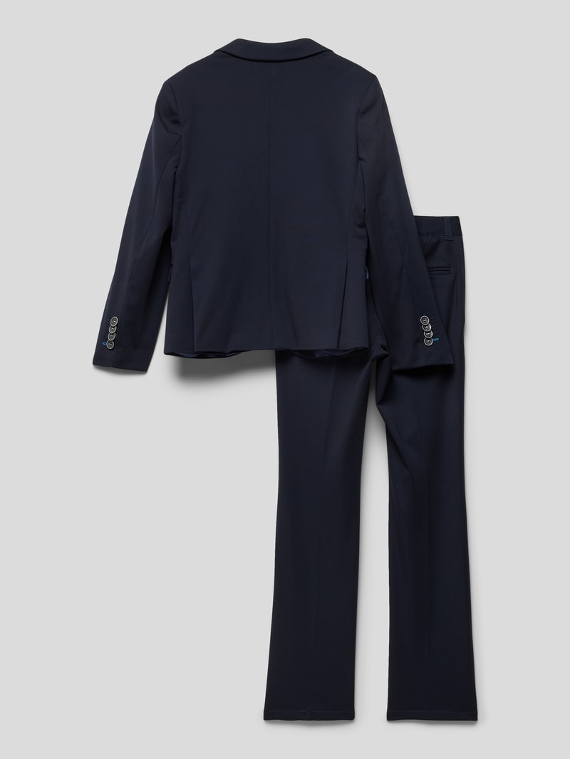 Anzug mit 2-Knopfleiste in marineblau