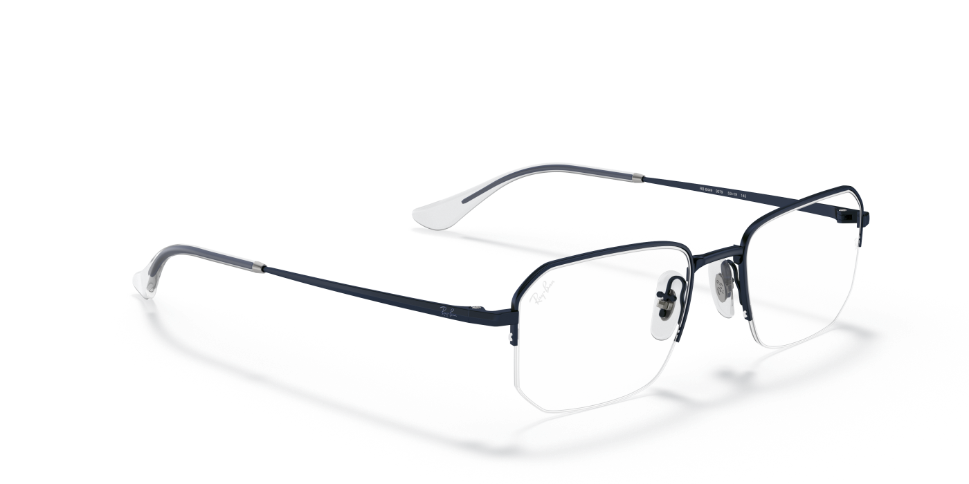 RB6449 OPTICS - Albastru transparent, nisipos mat