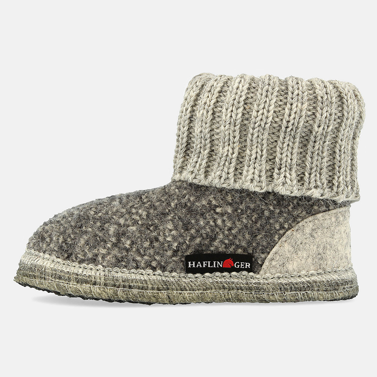 Kinder Hüttenschuh 1898 mit Kragen aus reiner Schurwolle