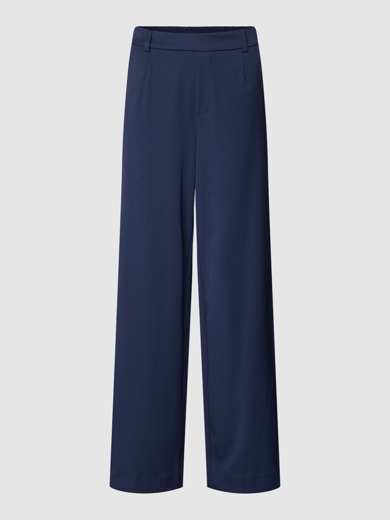 Stoffhose mit Paspeltaschen am Gesäß Modell 'VARONE' in marineblau