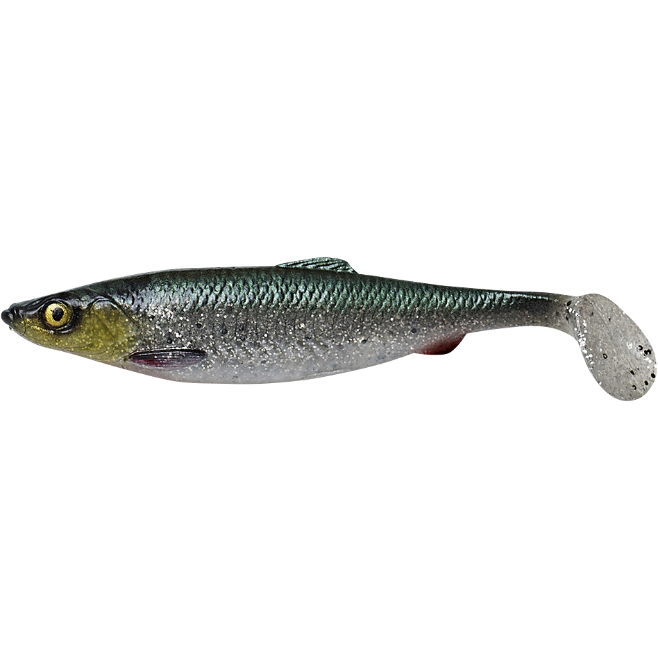 Savage Gear Softlure 4D Herring Shad (Green/Silver UV)