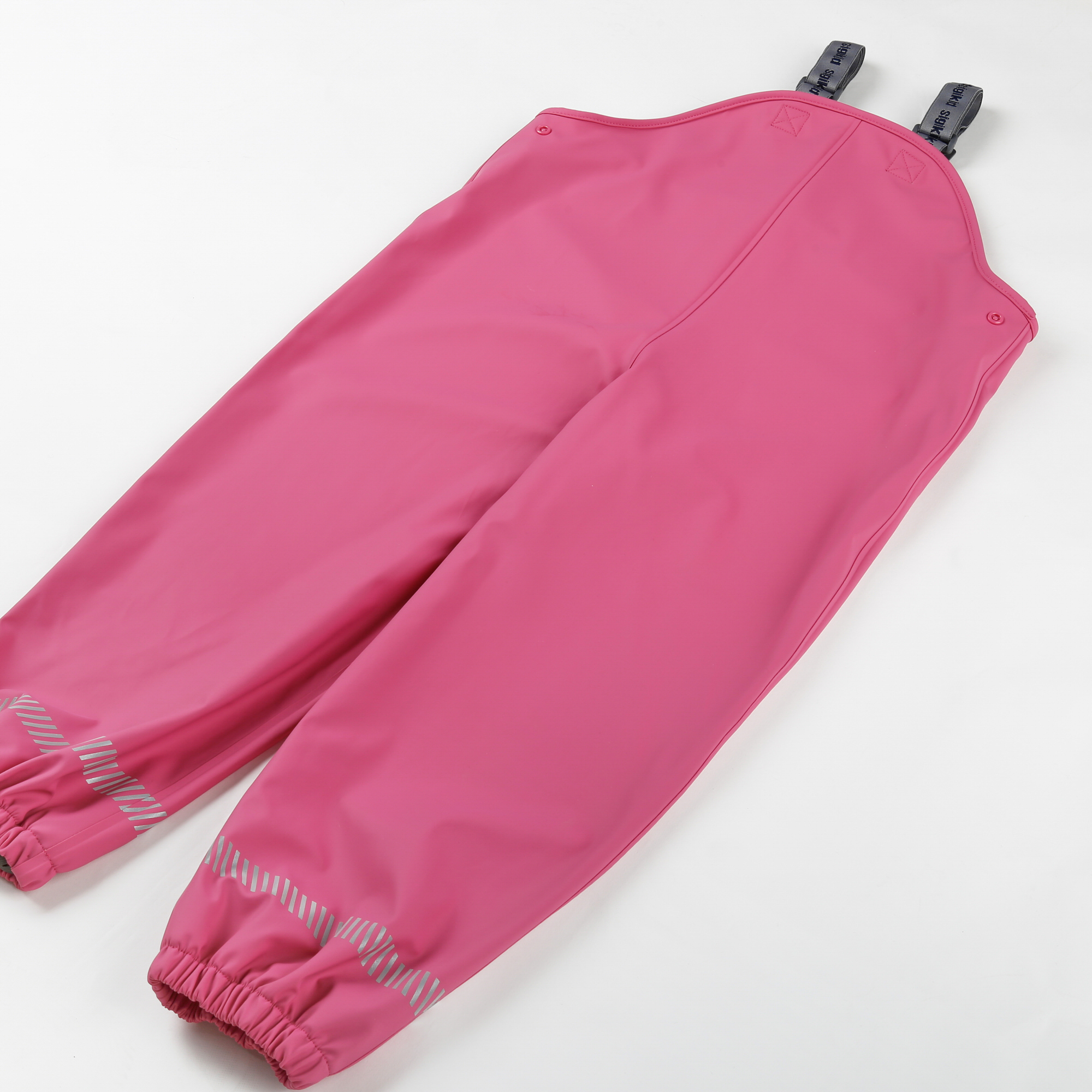 Pinkfarbene Regenhose