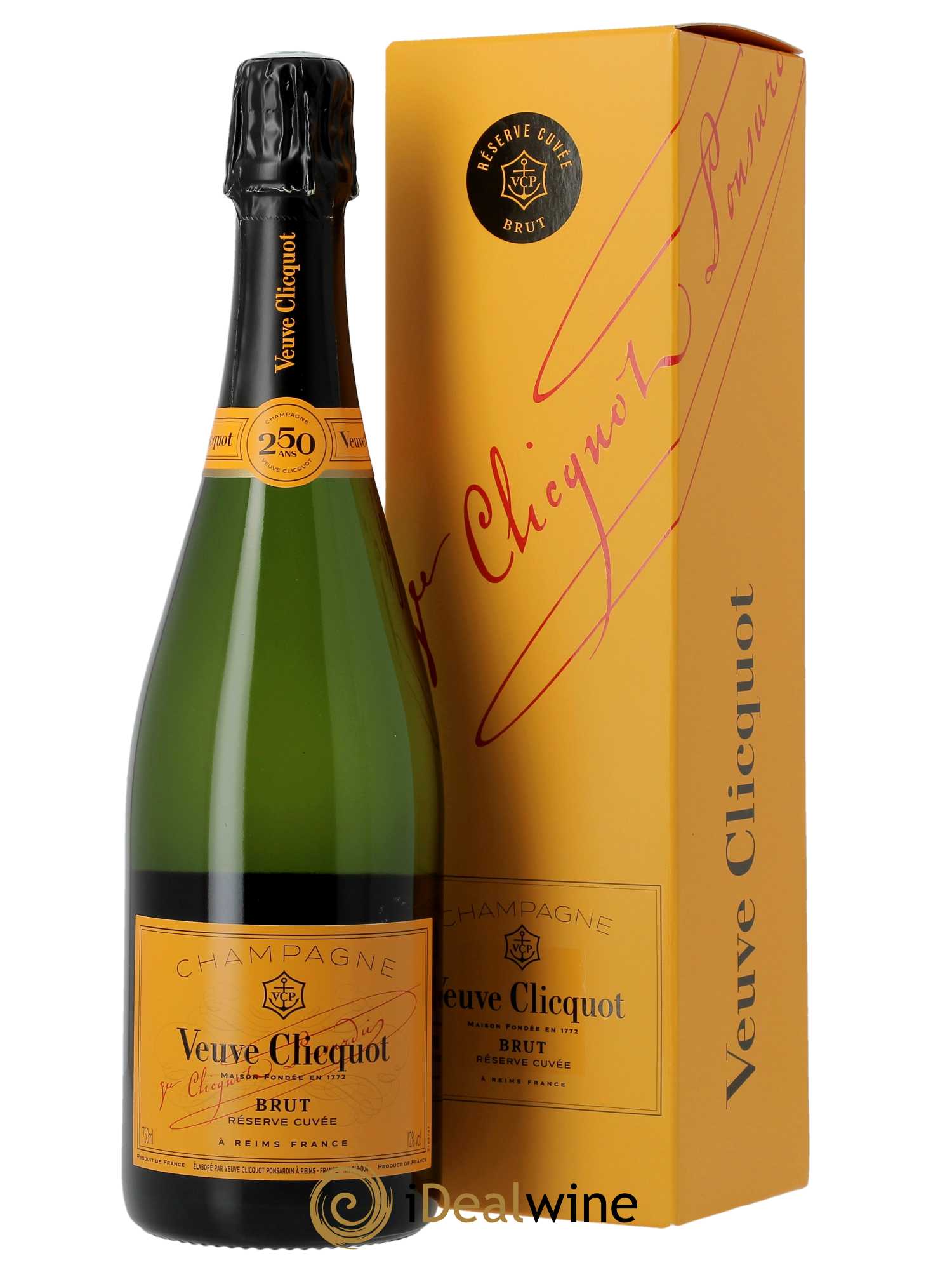 Brut Réserve Veuve Clicquot Ponsardin   - Lot de 1 Bouteille
