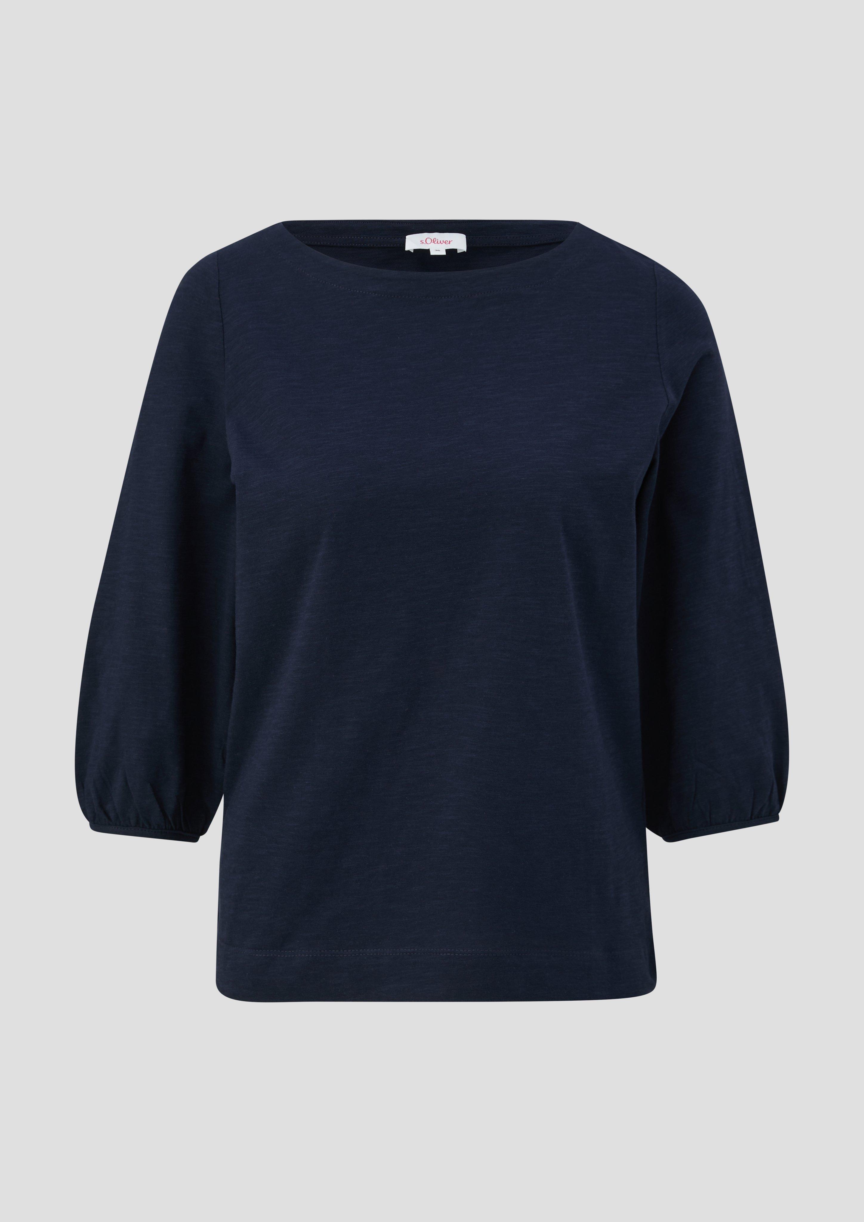 Baumwollshirt mit Puffärmeln  2145857-5959