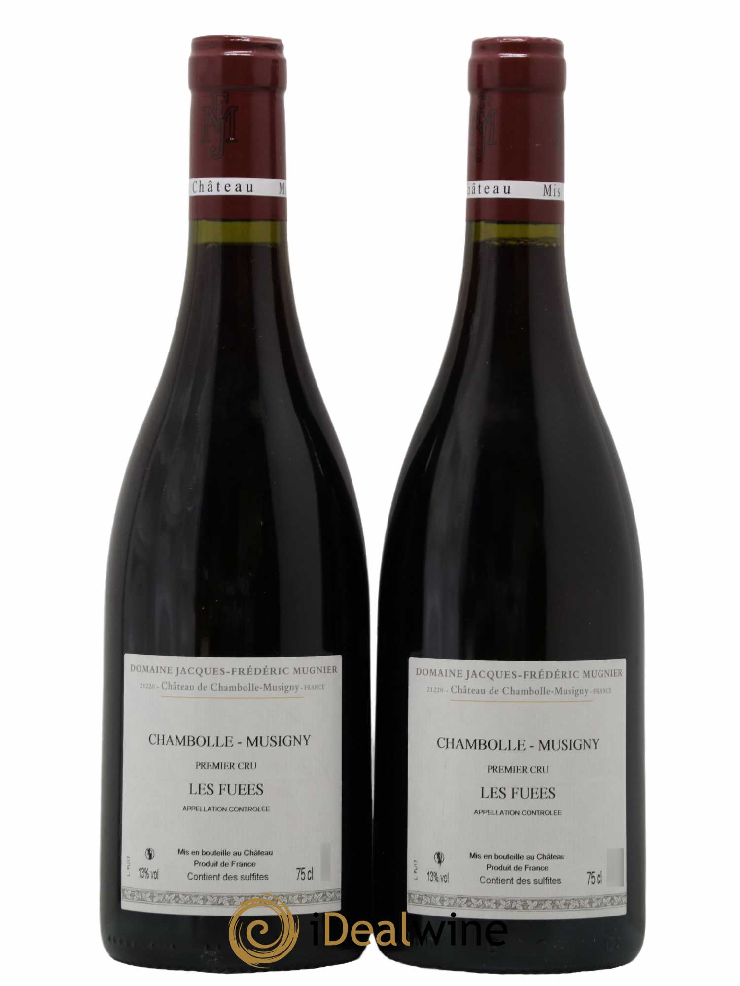 Chambolle-Musigny 1er Cru Les Fuées Jacques-Frédéric Mugnier  2017 - Lot de 2 Bouteilles