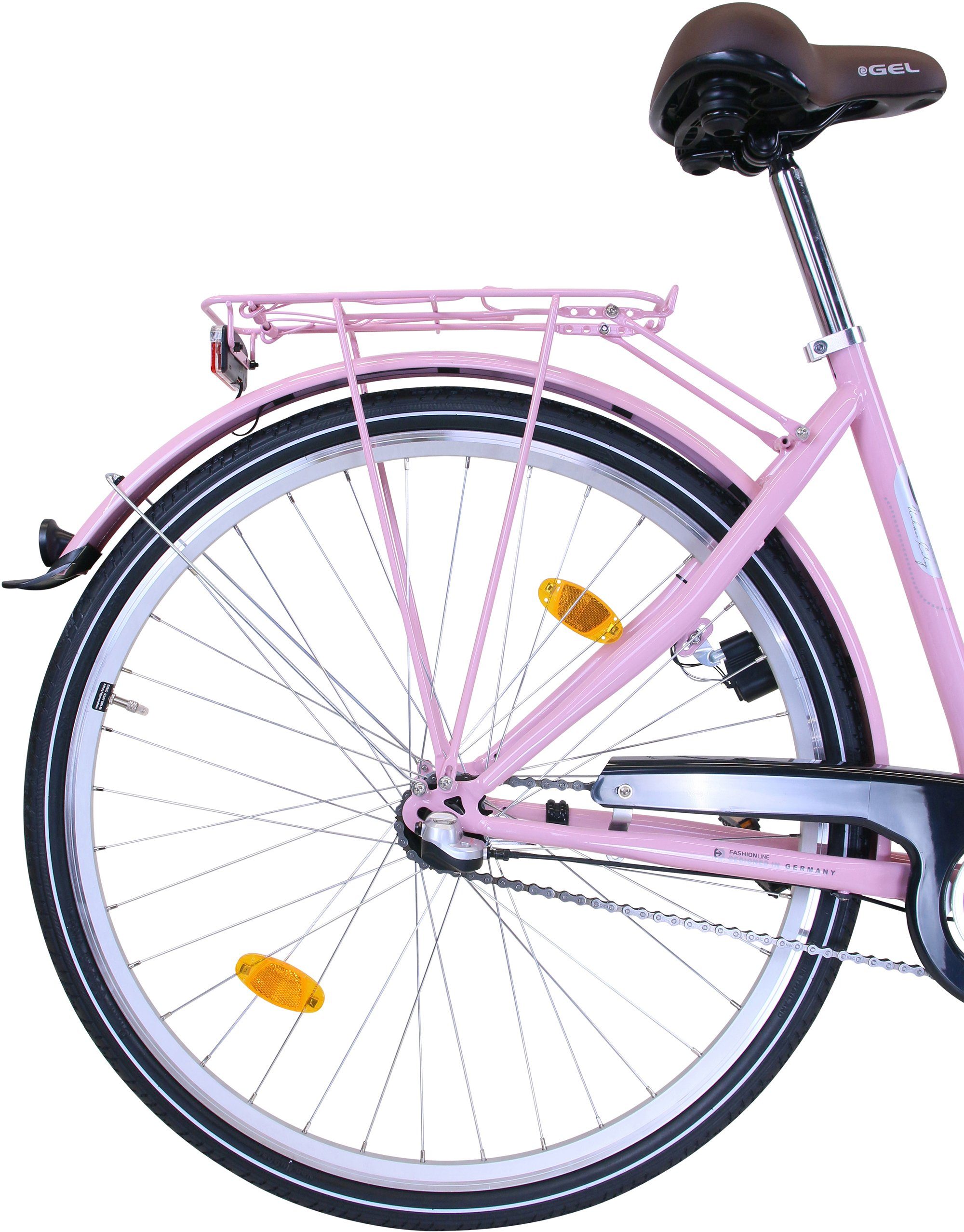 FASHION LINE Cityrad, 3 Gang Shimano NEXUS Schaltwerk, Nabenschaltung