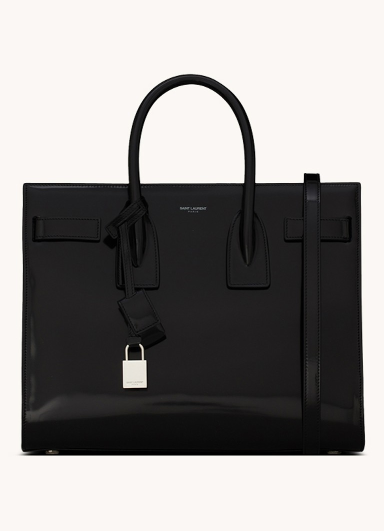 Geantă mică Saint Laurent Sac du Jour din piele de vițel