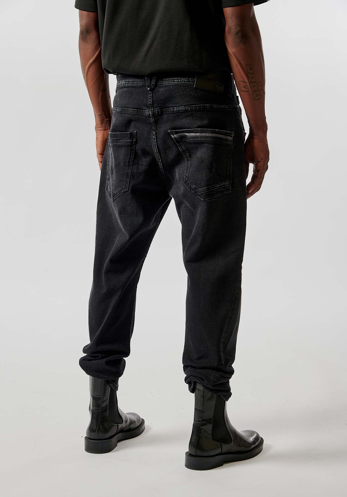 RAZED  Jean relaxed cropped Homme