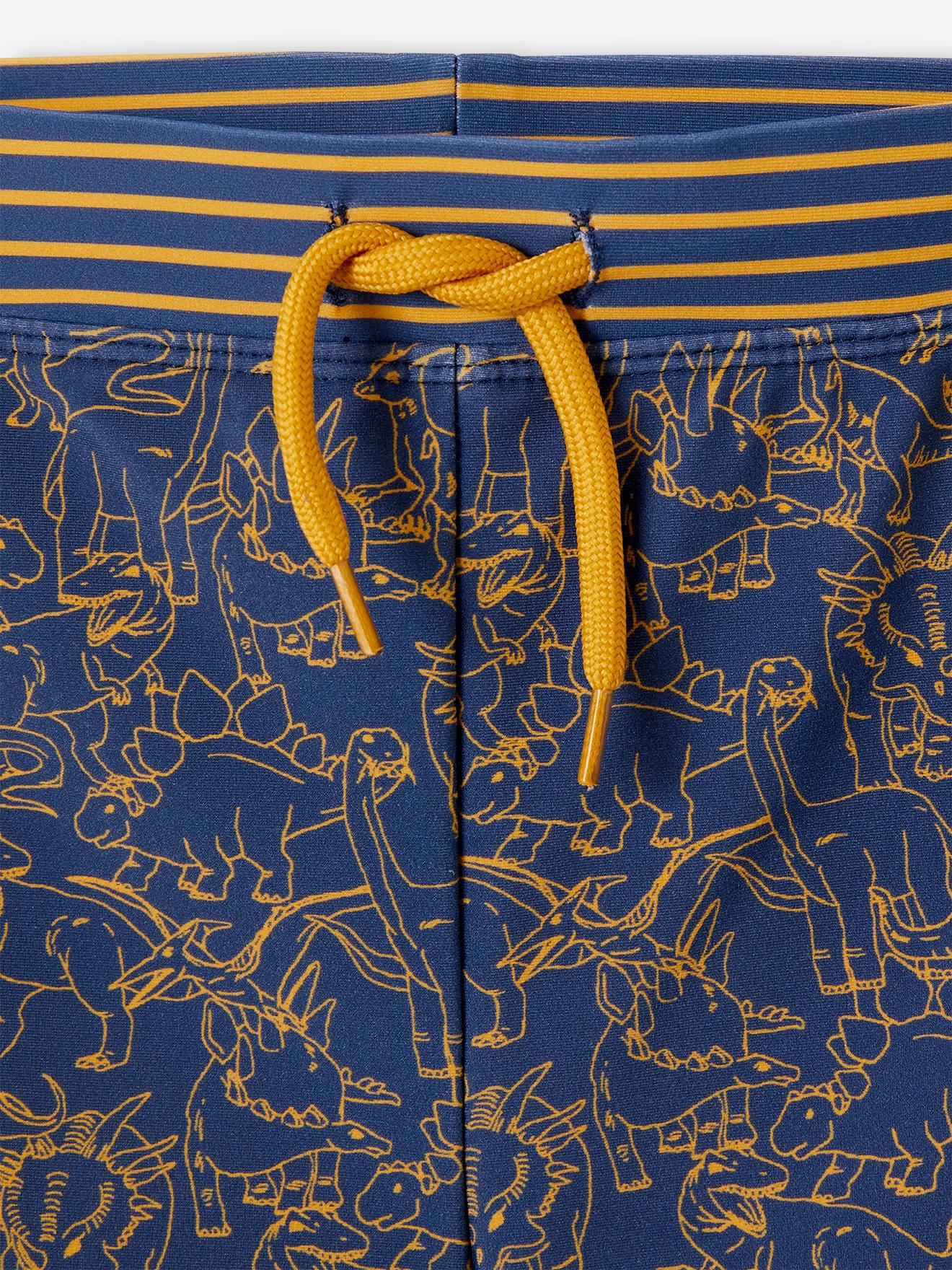 Vertbaudet Jungen Badehose mit Dinos Oeko-Tex - marine