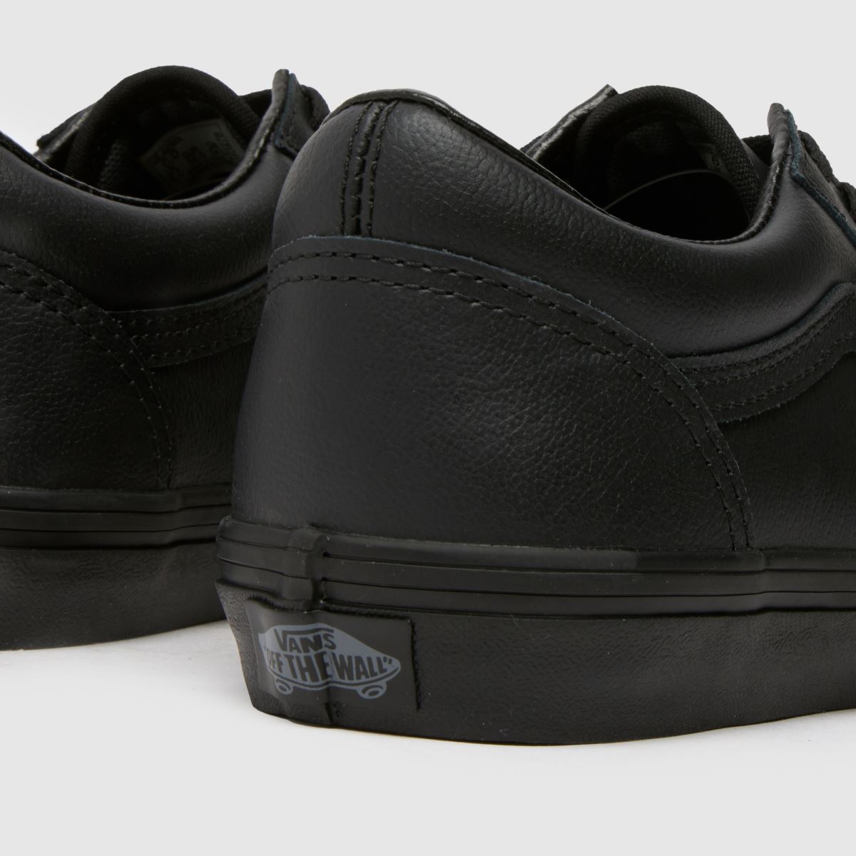 Vans svarta Old Skool ungdomsskor