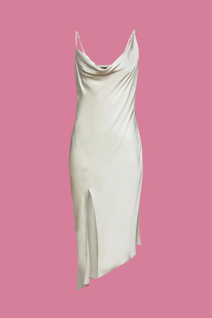 Midikleid mit Spitze, LENZING™ ECOVERO™