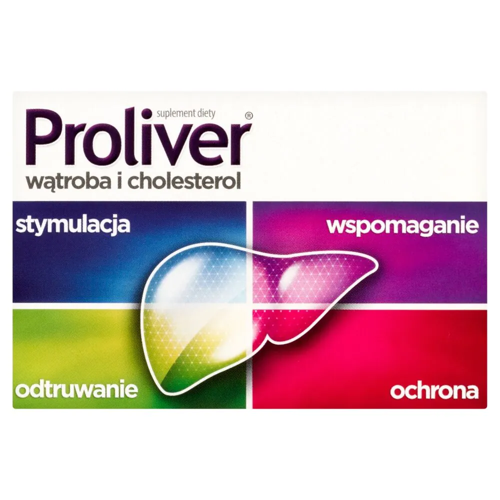 Proliver, preparat koji podržava funkciju jetre, tablete