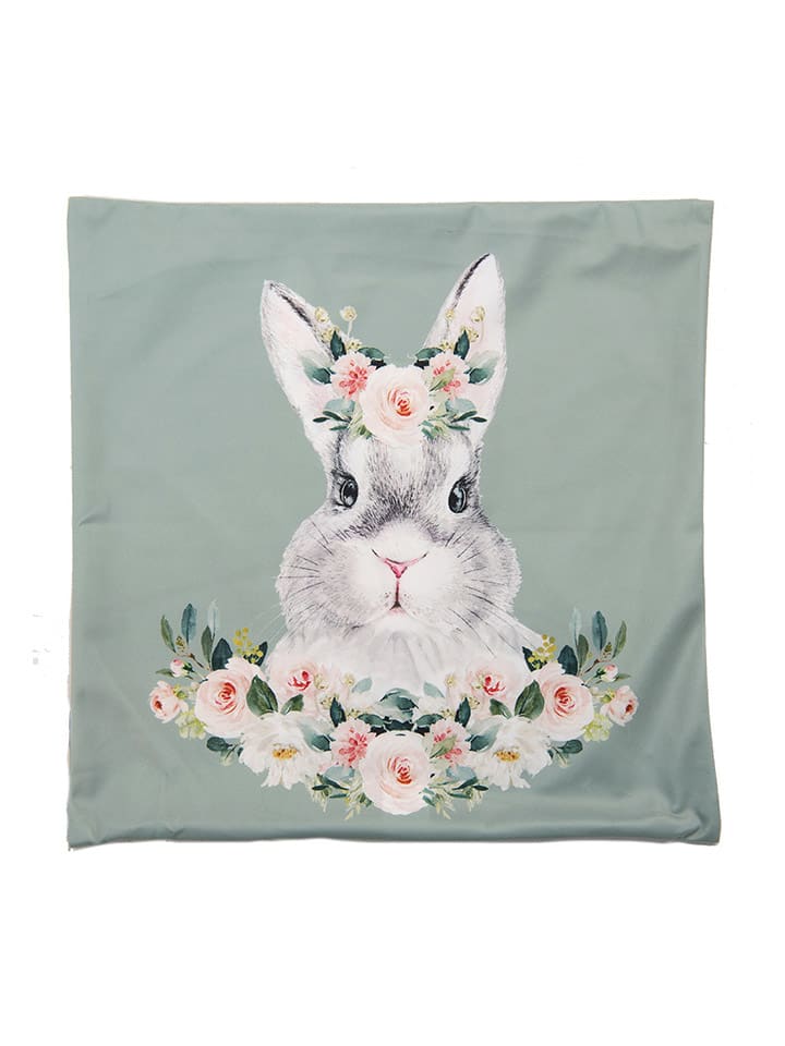 Clayre & Eef Kissenhülle in Grün - (L)45 x (B)45 cm günstig kaufen onesize