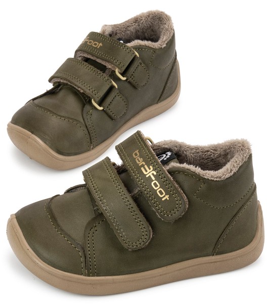 bar3foot Elf ~ Step MidCut Sneaker Warm ~ Olive