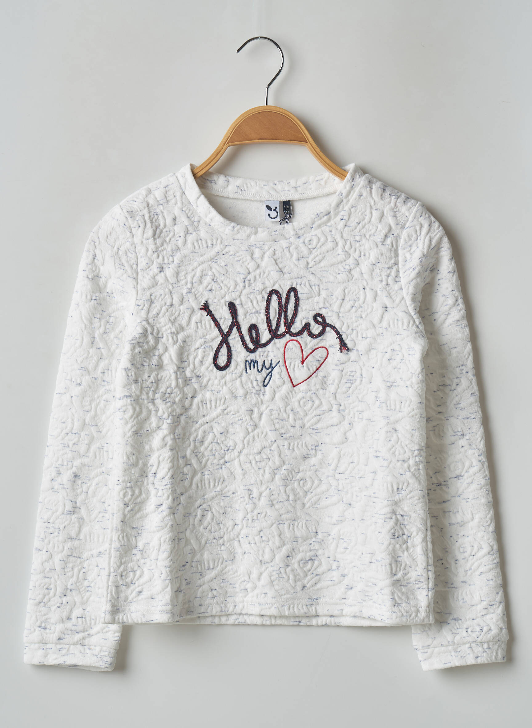 3 Pommes Sweats Fille couleur beige