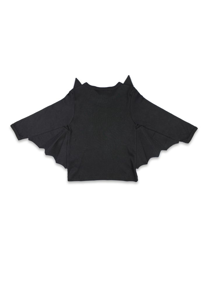 Toby Tiger Langarmshirt Fledermaus mit Maske in schwarz günstig kaufen