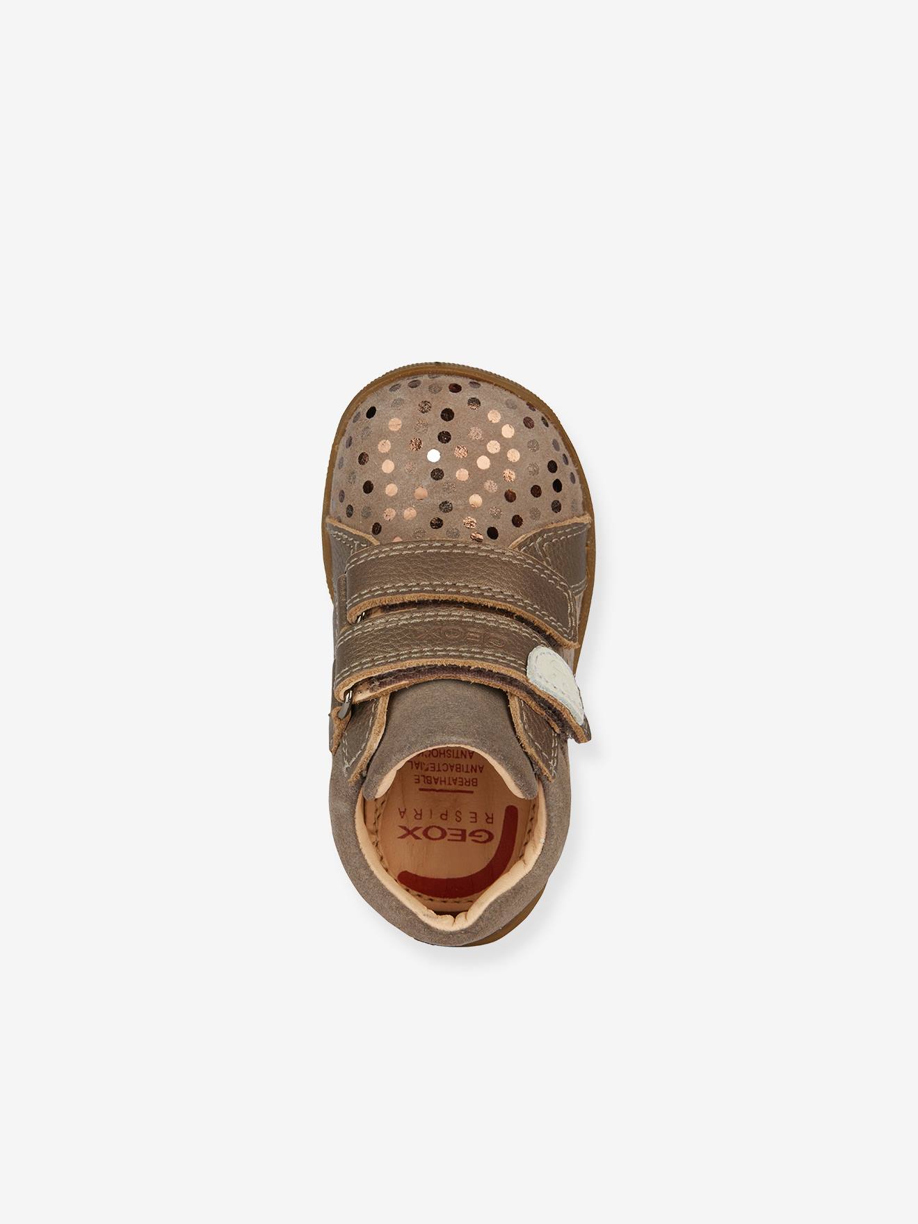 Baskets montantes bébé premiers pas B Macchia Girl GEOX® gris irisé