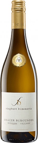 2021 Grauer Burgunder Spätlese trocken - Weingut Siegbert Bimmerle