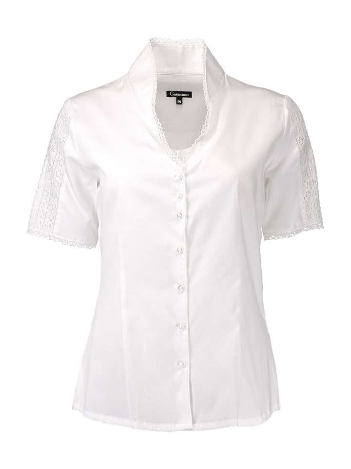 OS-Trachten Trachtenbluse 451055-3334 in weiß günstig kaufen