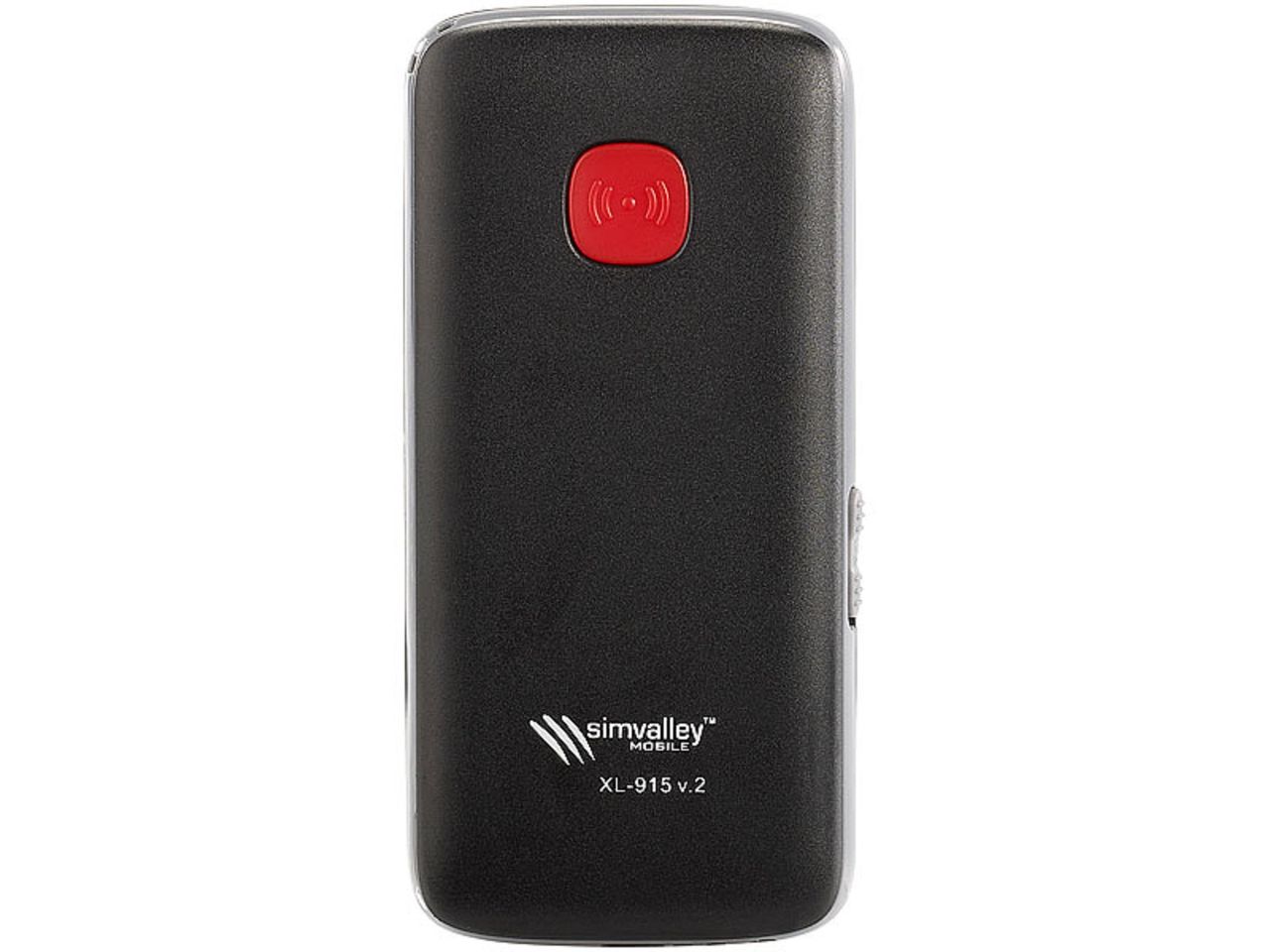 simvalley MOBILE Simvalley Simvalley Mobile XL-915 V2 Senioren- & Notruf-HandyTelefon Seniorenhandy mit Ladestation