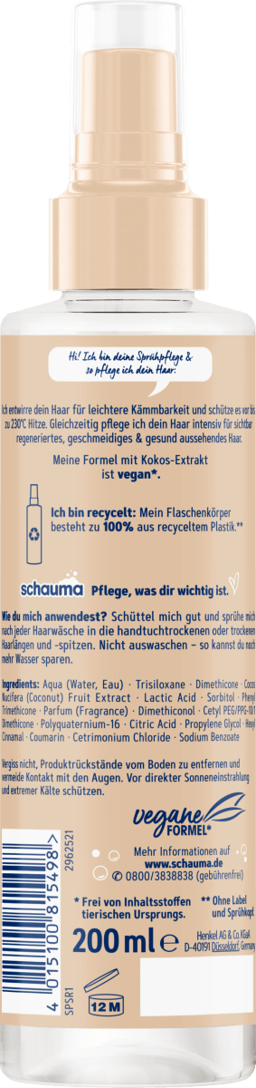 Sprüh-Conditioner Repair & Pflege, 200 ml