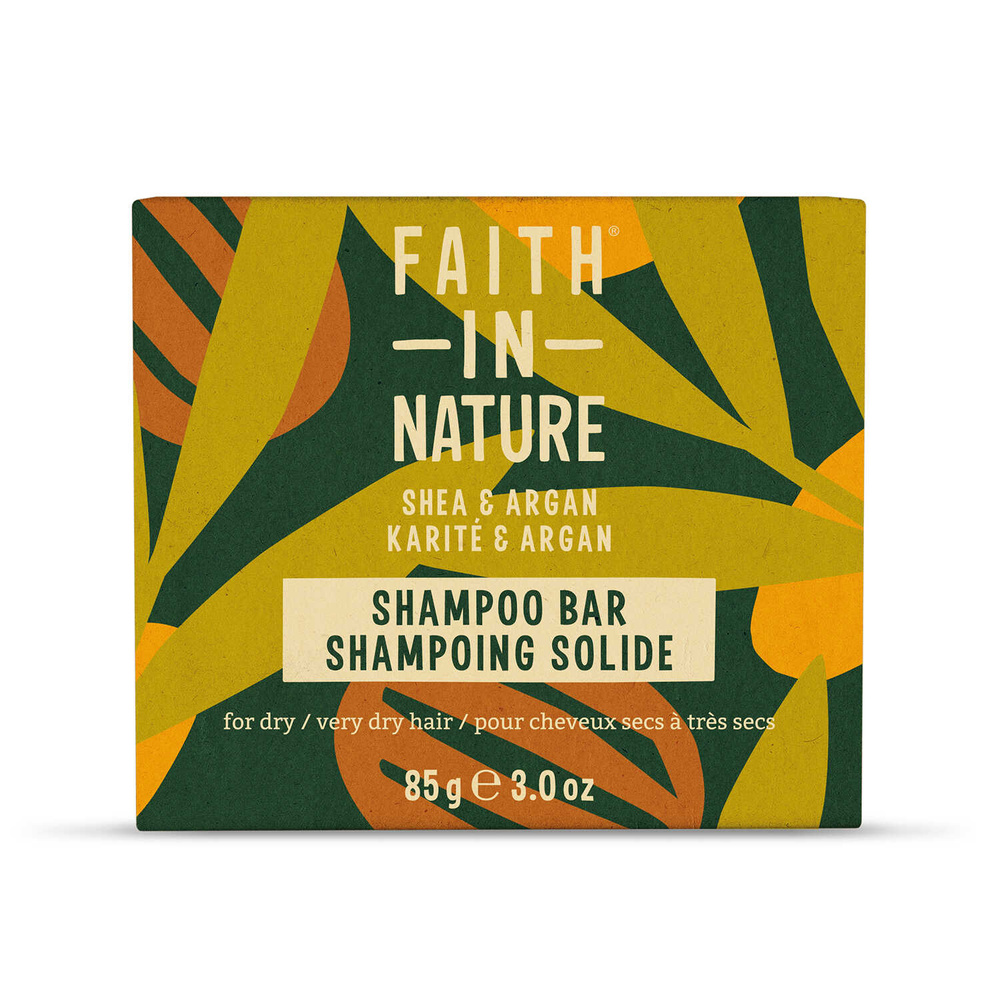 Faith in Nature Faith In Nature- Shampoo Bar Shea & Argan 85 G Shampoing solide