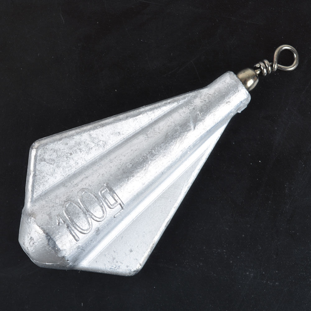 Lemer Surf Fin Senker mit Wirbel (x2)
