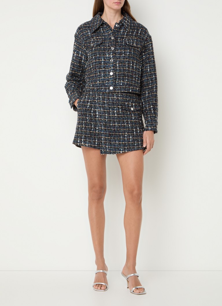 Culotte mini Tandra de HUGO BOSS, aspect tweed