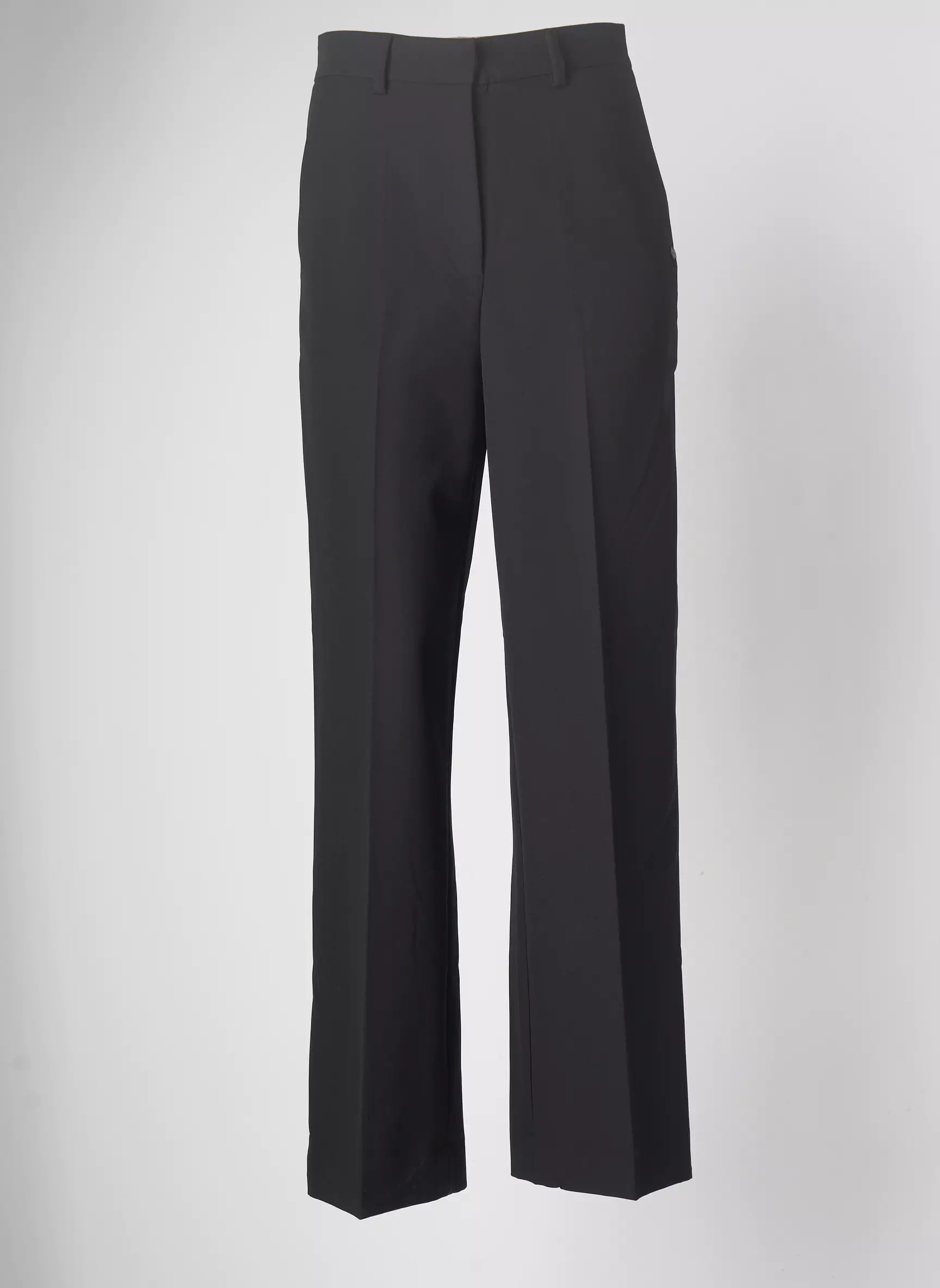 Garcia Pantalons Larges Femme couleur noir