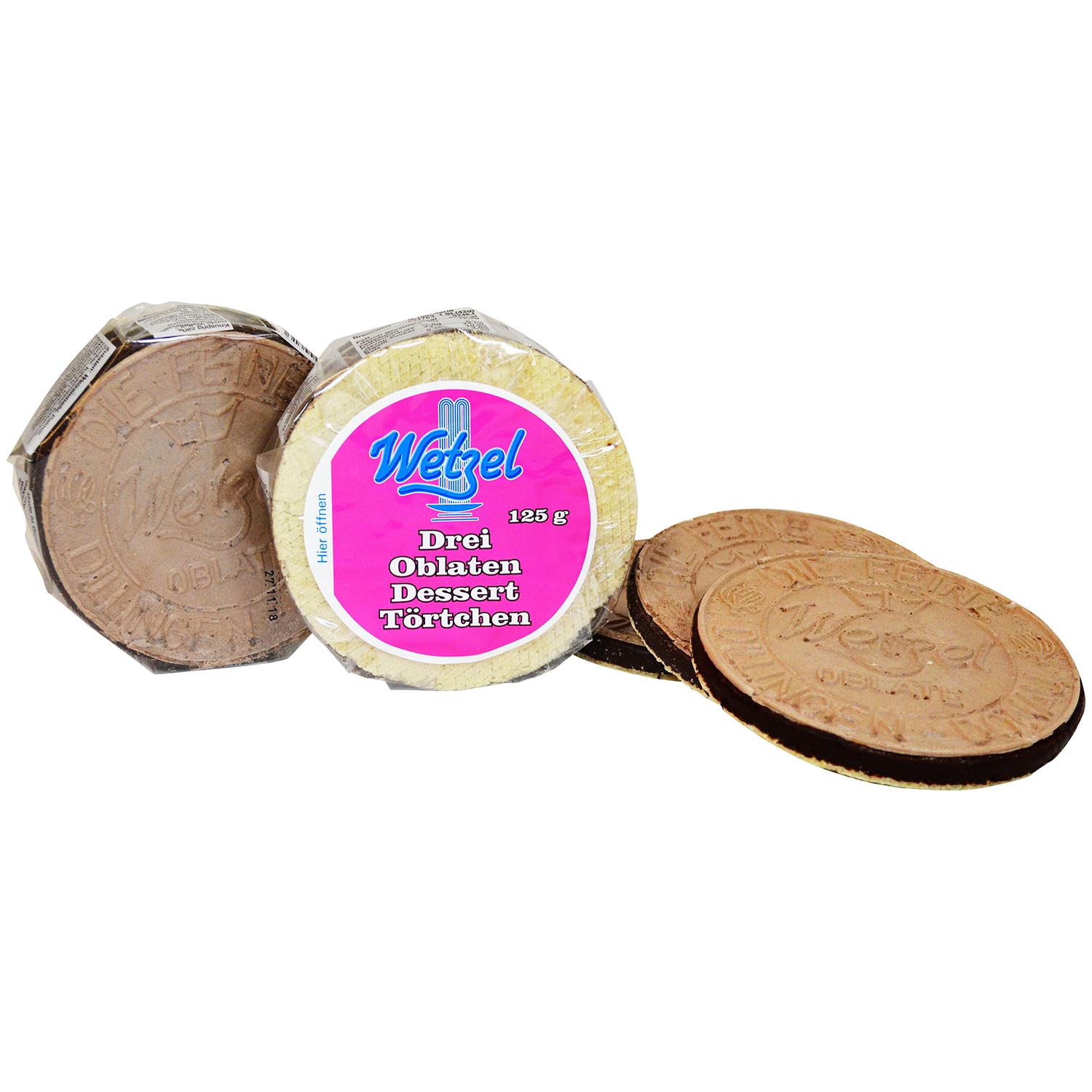 Wetzel Drei Oblaten Dessert Törtchen 125g