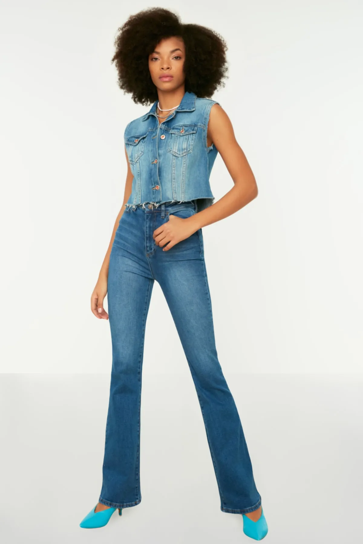 Trendyol Collection  Jeans - Dunkelblau - Bootcut