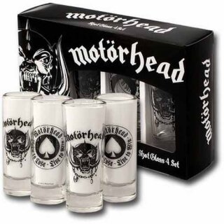 Motörhead Schnapsgläser 4er-Pack