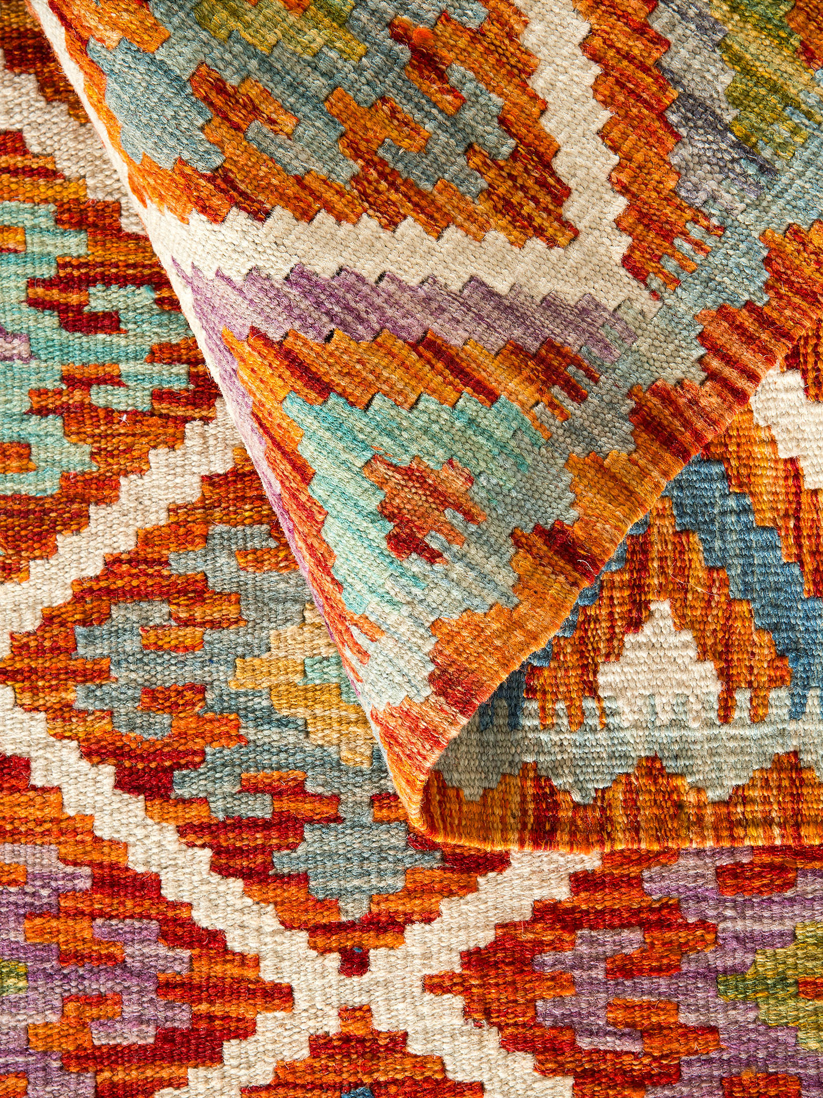 Afghan Kelim ca. 77 x 122 cm, Unikat / Einzelstück