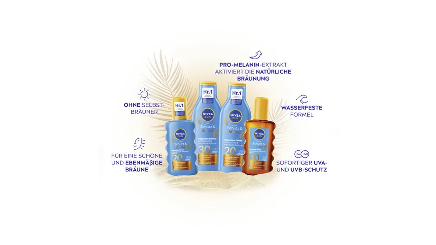 NIVEA SUN Spray schützende Bräune LF20 200 ml