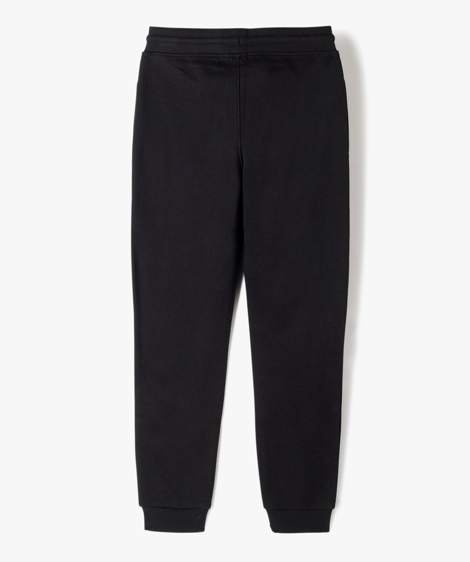 Pantalon de jogging avec intérieur molletonné Garçon noir | GEMO