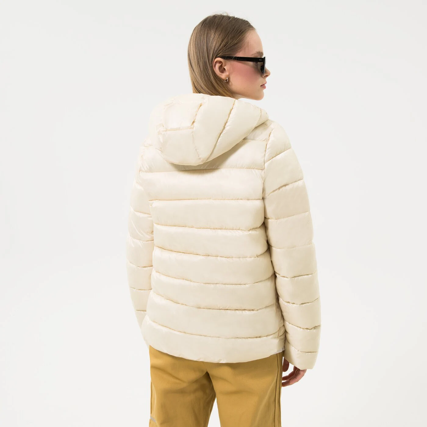 CHAMPION JACKE WINTER HOODED POLYFILLED JACKET Beige