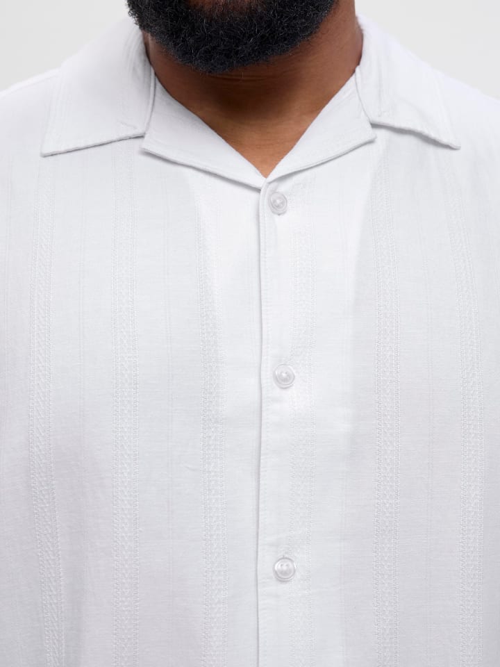 JACK & JONES PLUS Hemd in Bright White günstig kaufen