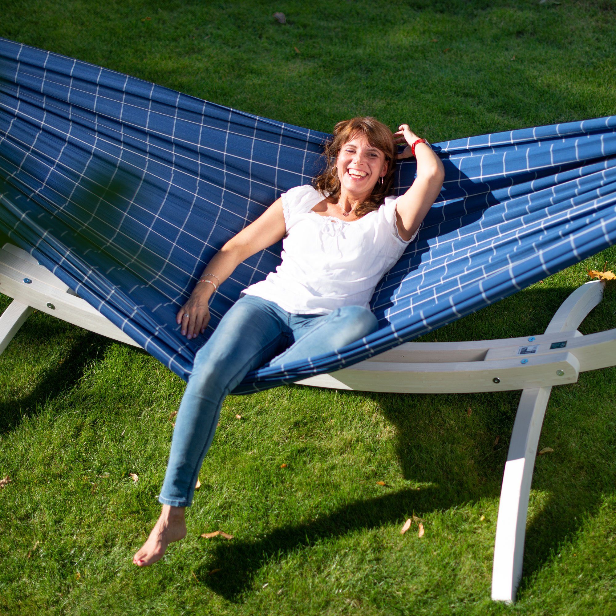 La Siesta Hängematte Brisa Marine - Klassische Doppel-Hängematte Outdoor- LA SIESTA, Hochwertige Qualität