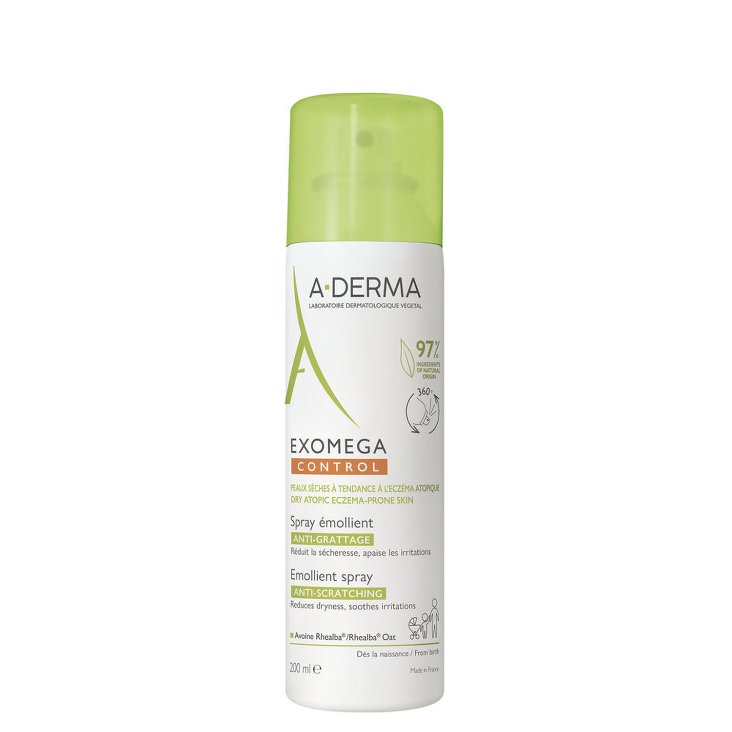 a-derma Exomega Control Spray émollient anti-grattage