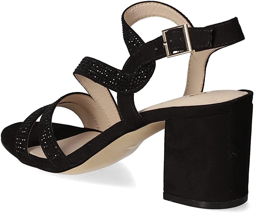 EDEL FASHION Klassische Sandalen schwarz