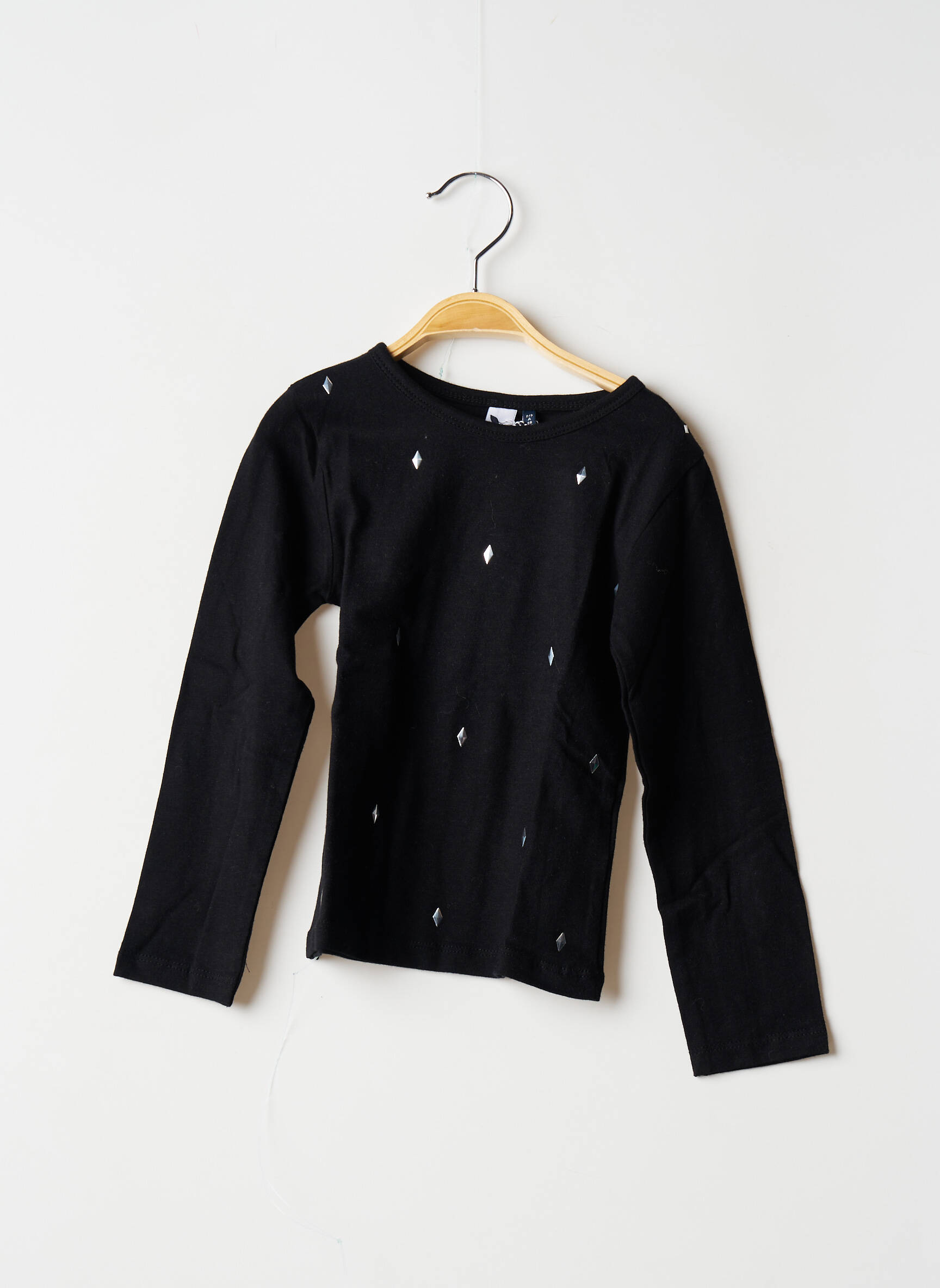 3 Pommes Tshirts Fille couleur noir