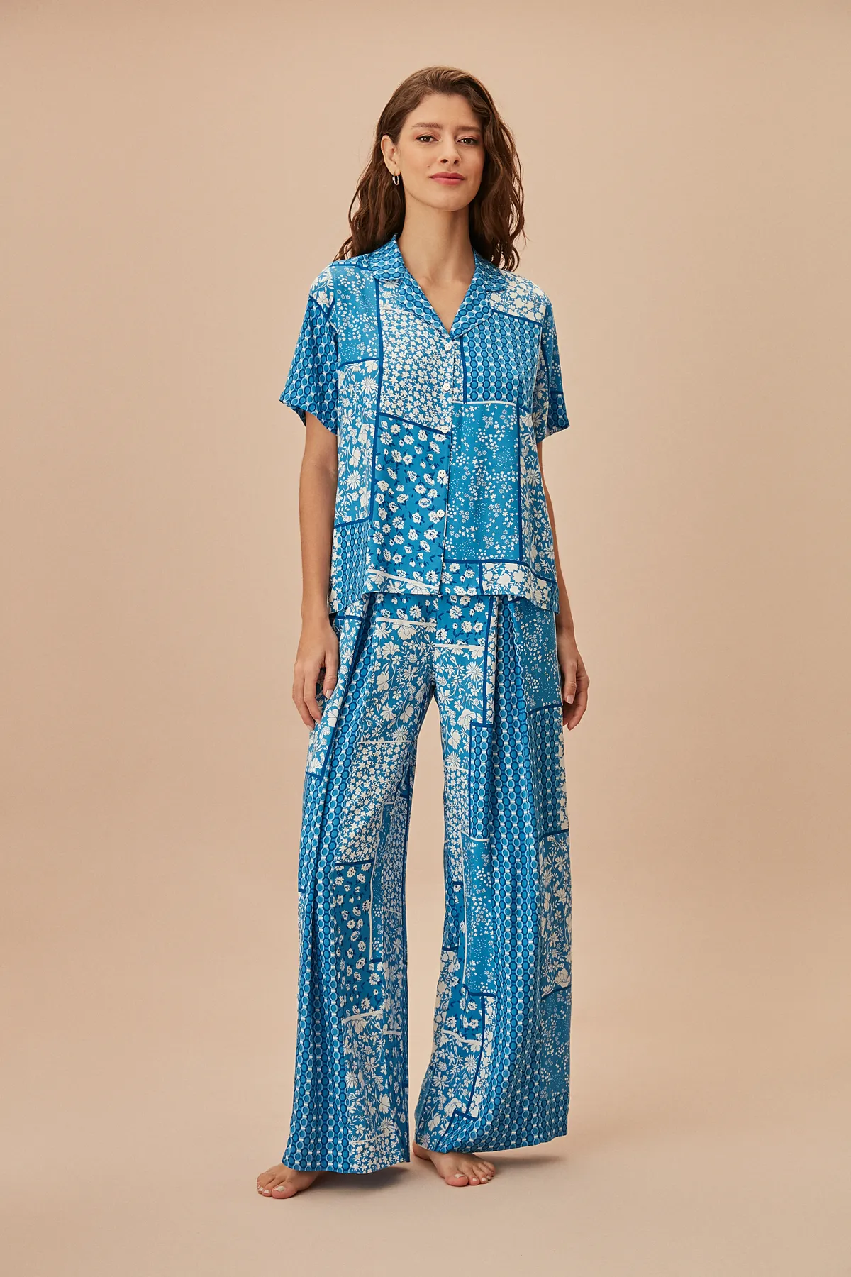 SUWEN  Traumhaftes maskulines Pyjama-Set