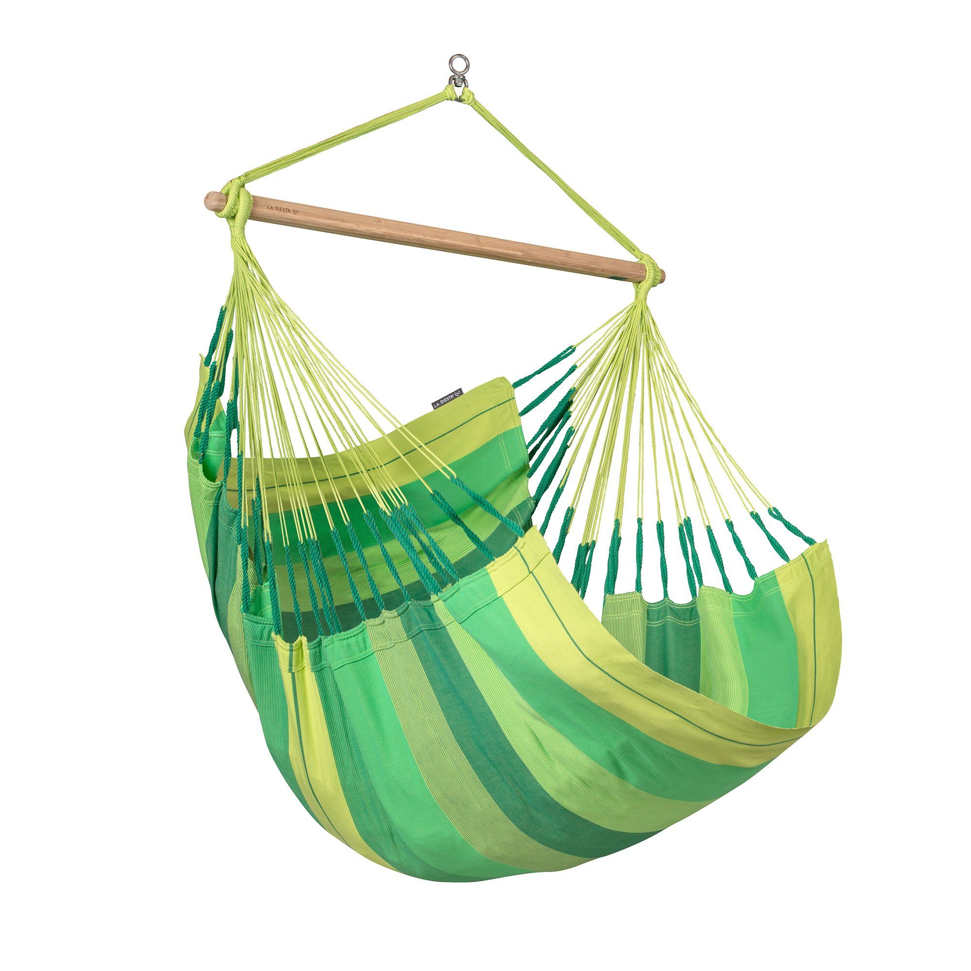 La Siesta Hängestuhl Hängestuhl Habana Jungle - Hängestuhl aus Bio Baumwolle Comfort Size, Hochwertige Qualität