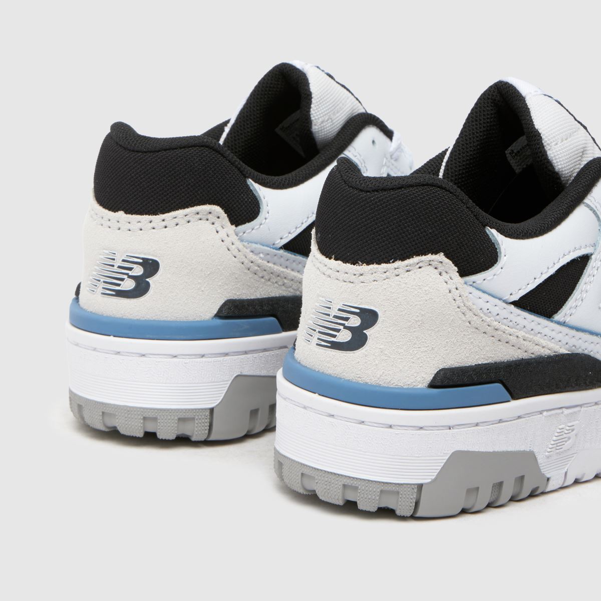 New Balance vita & blå 550 Pojkar Ungdomsskor