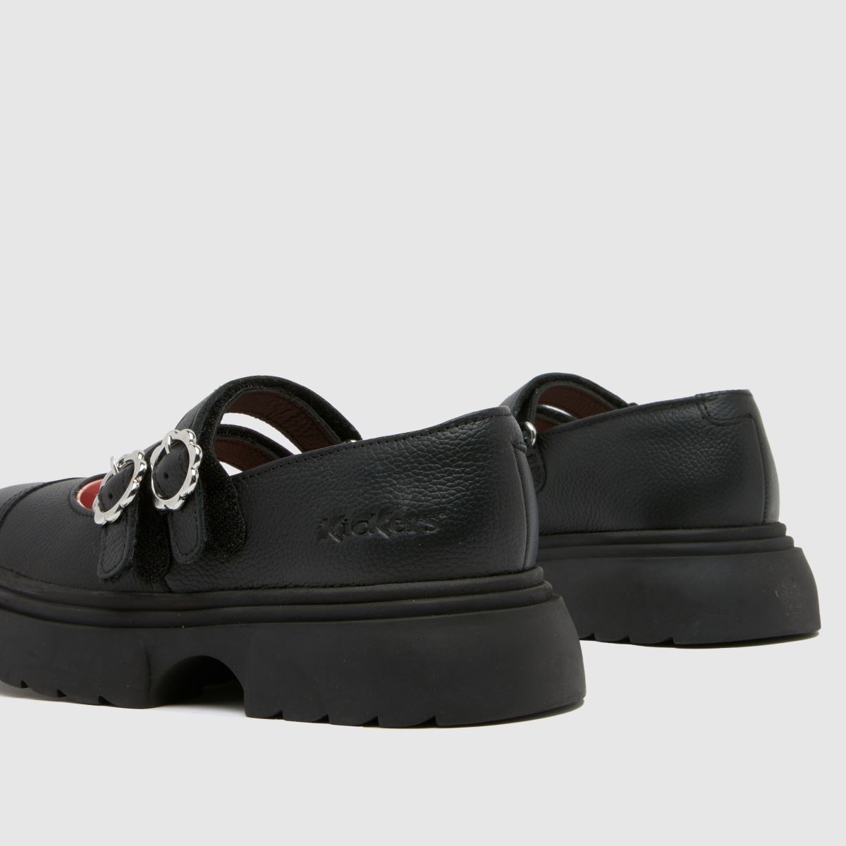 Kickers svarta kenzi mj flickor juniorskor