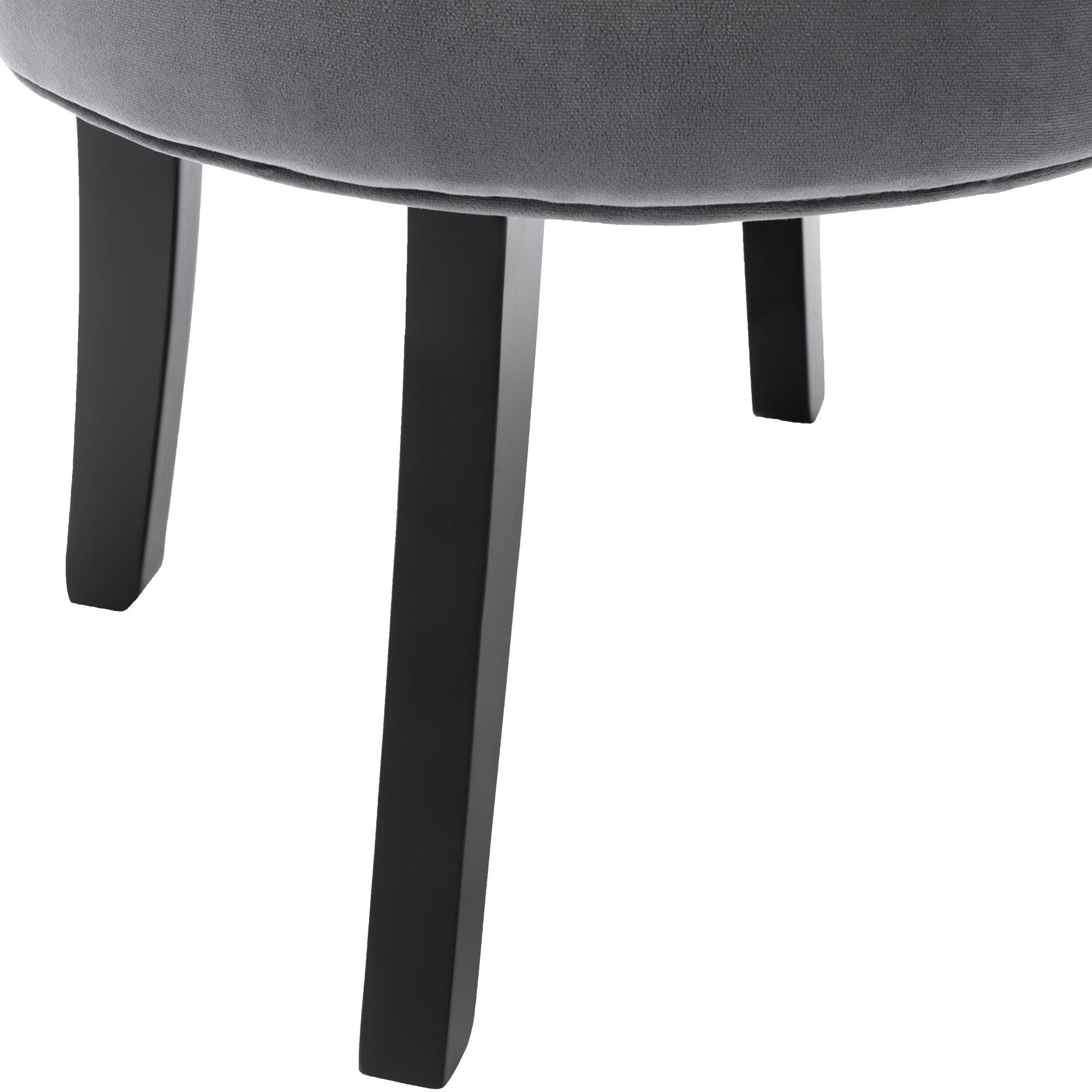 Fangqi Polsterstuhl Samt Schlafzimmerstuhl,Kommode Stuhl mit Eichenbeinen, Rosa/Grau, Schminktisch Stoff Hocker Stoff Schminktisch Stuhl