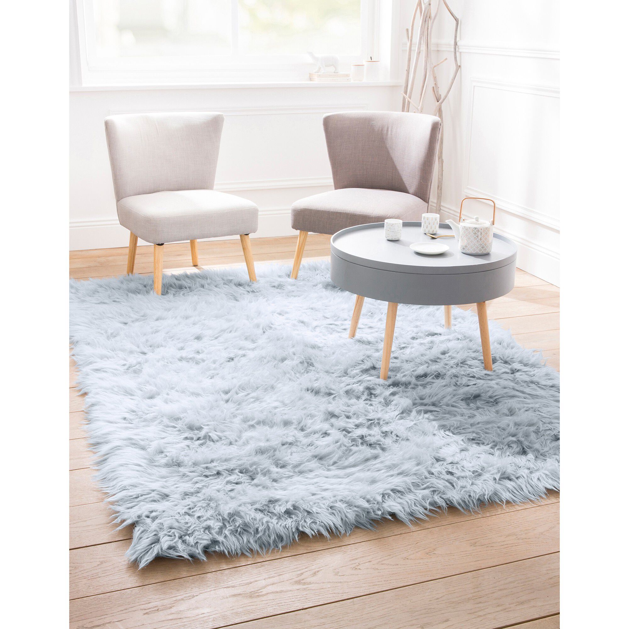 Tapis poils longs