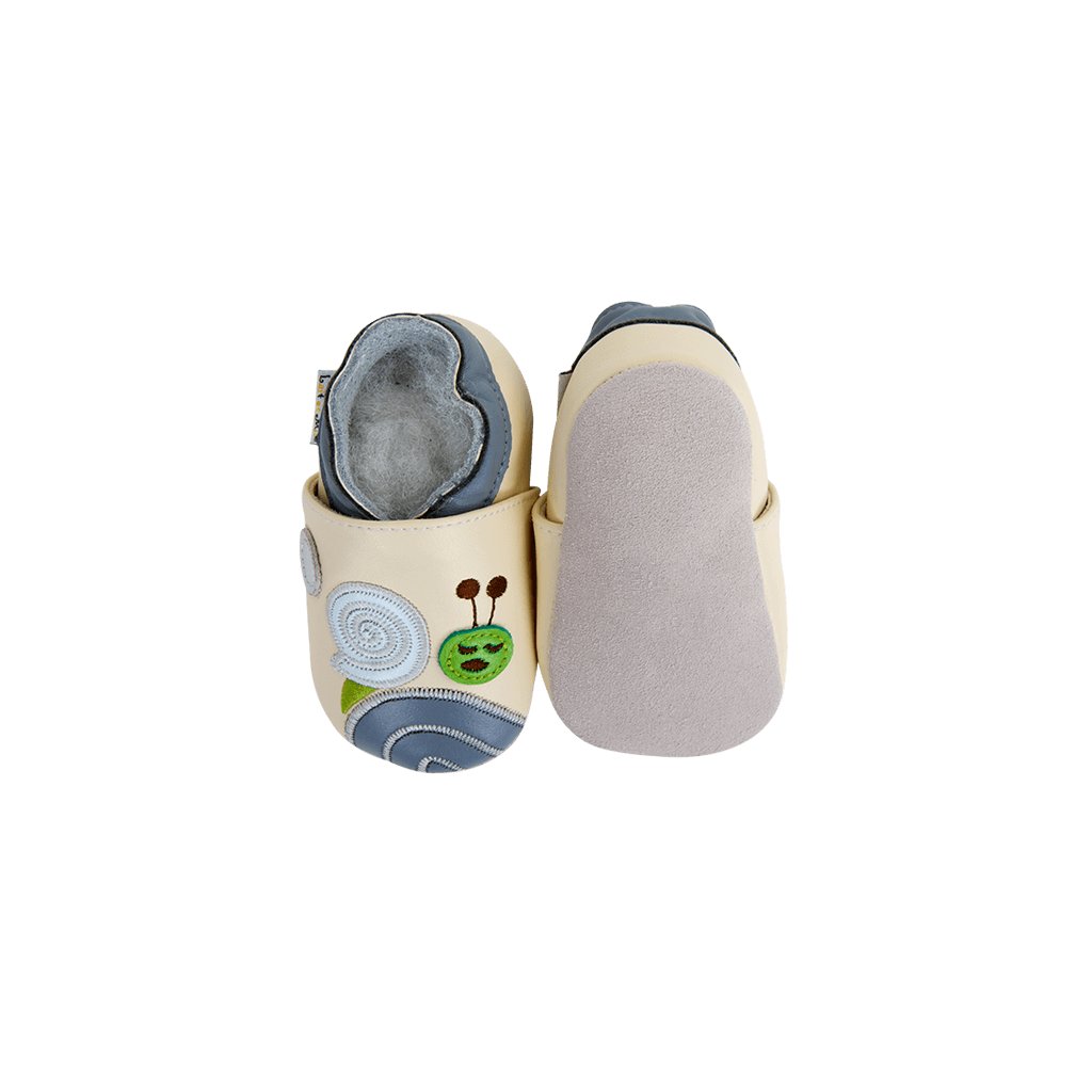 Lait et Miel Escargot Krabbelschuhe mit Schnecke